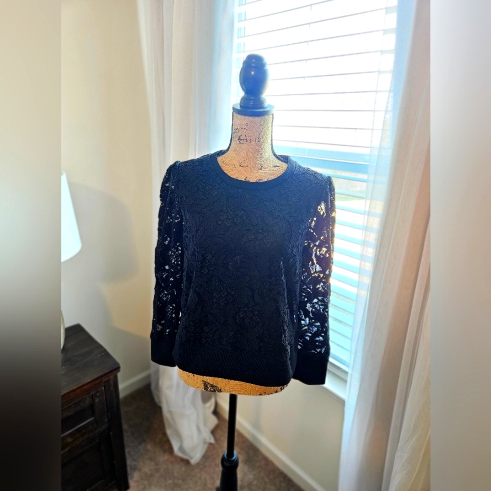 Peloved Worthington womens laced lined sweater